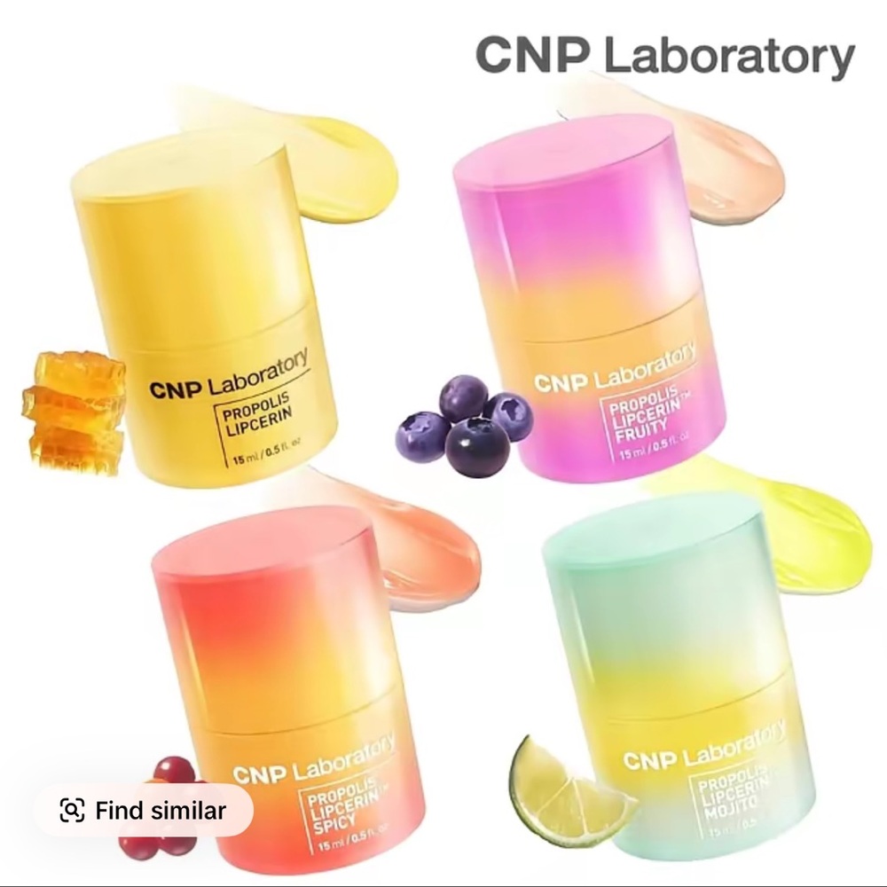 Propolis Lip Cream Set - Pink, Red, Yellow